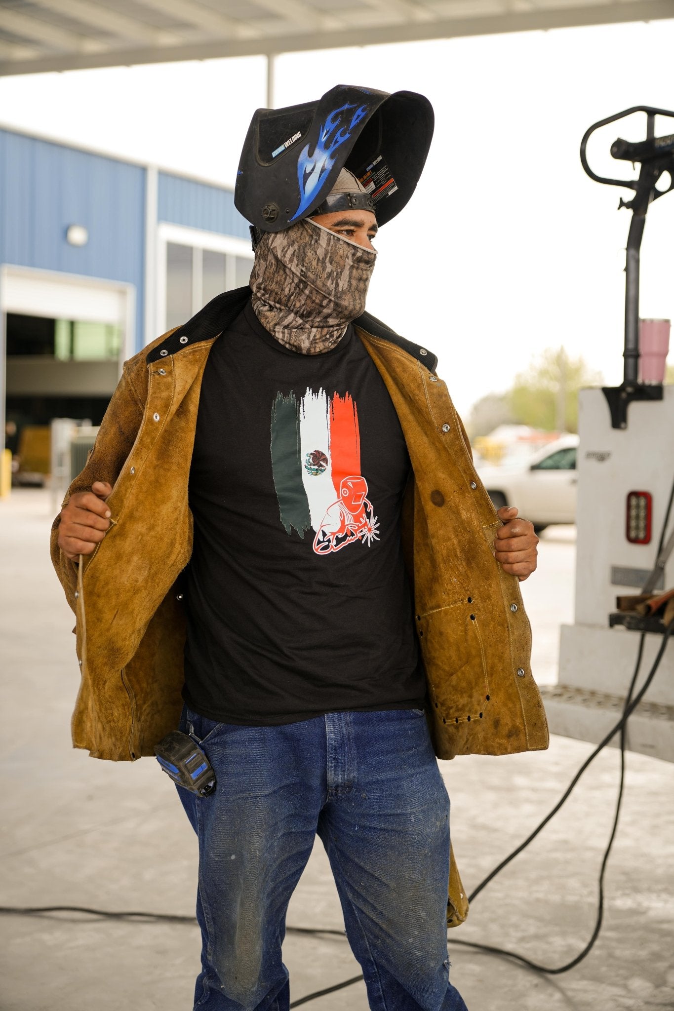 Mexican Pride Welding 100% Cotton Tee - RGV Innovative Welding